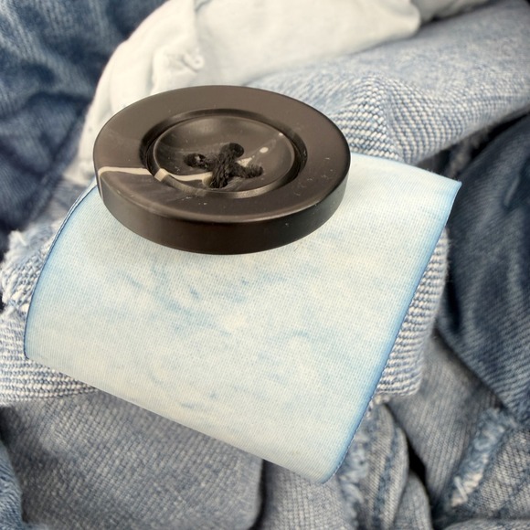 Rolla Slim Sailor Straight Leg Pants in Medium Wash Denim Size 25 - Picture 12 of 13